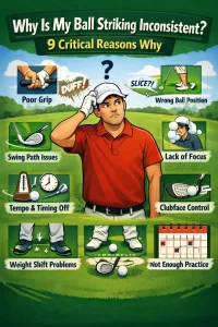 Why is my ball striking inconsistent in golf – 9 critical reasons golfers struggle with inconsistent ball striking