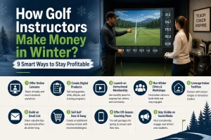 How golf instructors make money in winter using online lessons and indoor coaching strategies