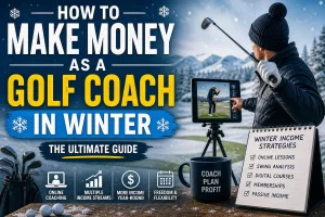 How to make money as a golf coach in winter using online lessons and digital income streams