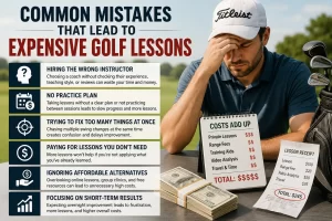 How to avoid expensive golf lessons by using affordable golf lessons, online coaching, and smart golf training strategies