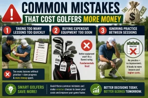 Common mistakes golfers make that increase golf lesson costs and how to save money on golf lessons in 2026