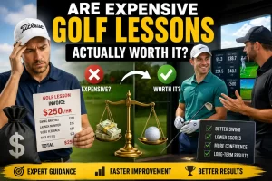 Why golf instruction is so expensive golfer deciding if expensive golf lessons are worth the cost in 2026