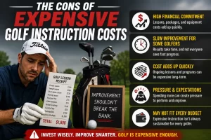 Why is golf coaching so expensive golfer frustrated by rising private golf coaching cost and expensive golf instruction costs