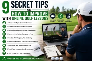 How to improve with online golf lessons using personalized golf coaching, golf swing analysis, and structured practice drills.