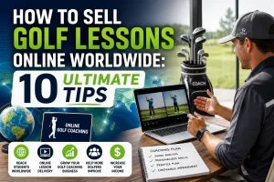 How to sell golf lessons online worldwide using digital marketing and online golf coaching strategies